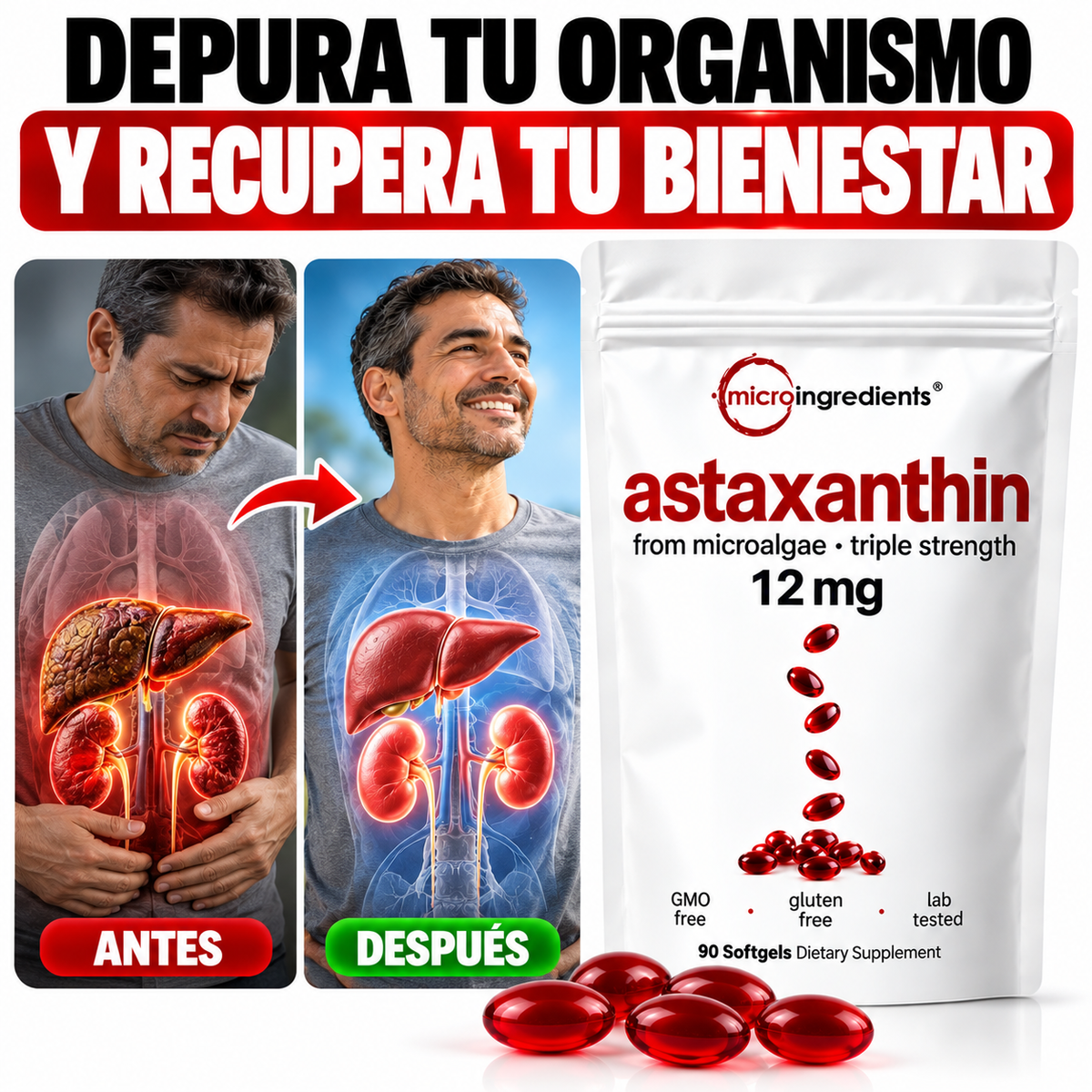 Cuida Tu Bienestar Interno Con El Poder De La Astaxantina