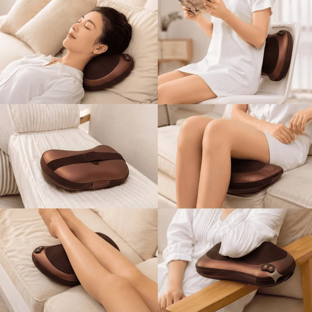 Masajeador Triple Fusión | Alivio y Relajación para Espalda y Zona Lumbar