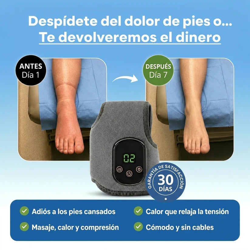 masajeador 3 en 1: alivia la hinchazón, la neuropatía y la fascitis en 5 minutos