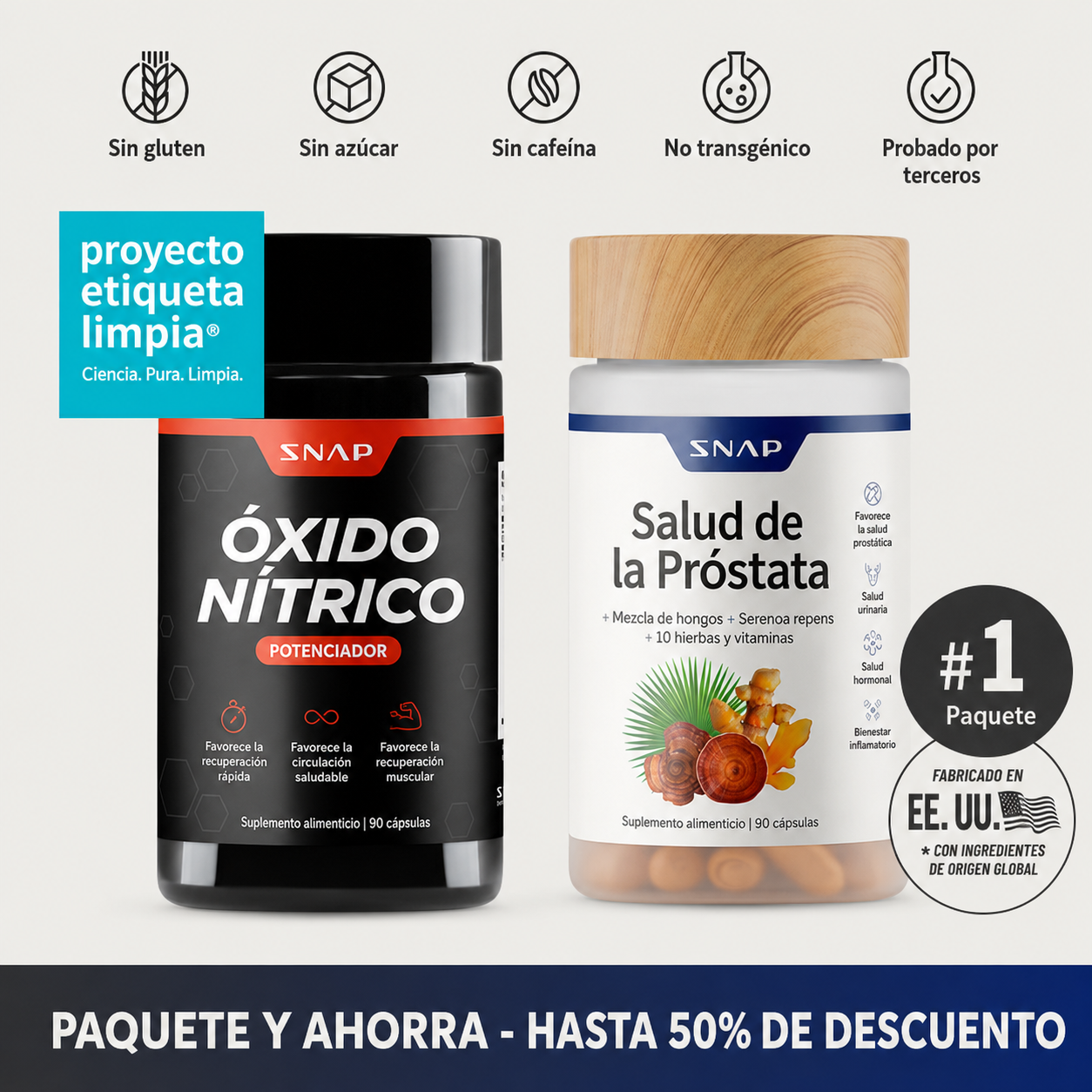 PROSTATE MAX™ | DUO POTENTE Mejora tu Vitalidad y Bienestar Masculino