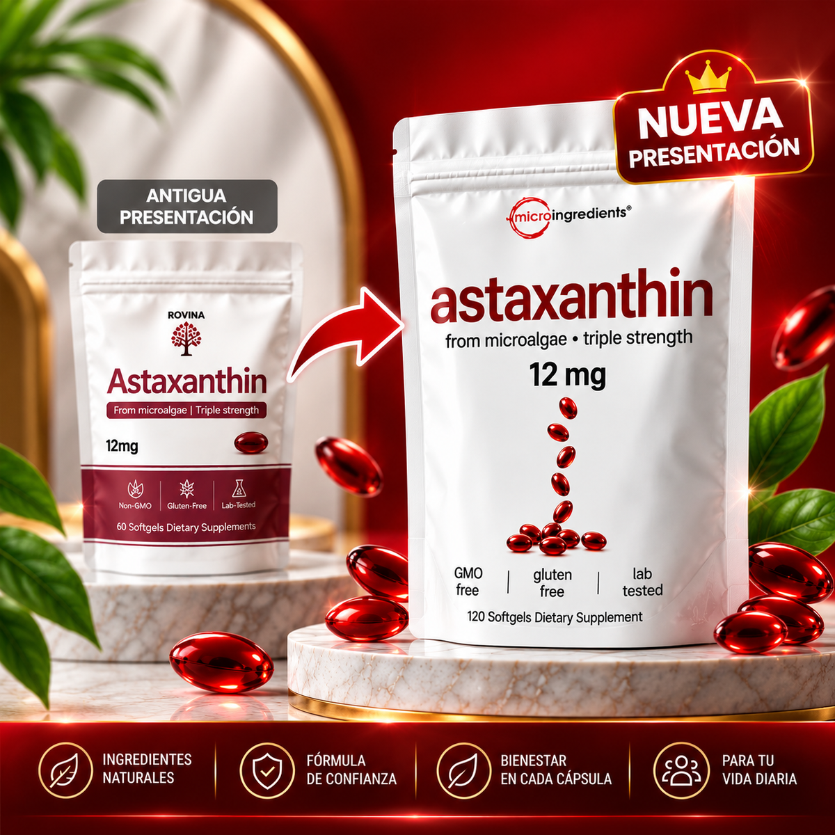 Astaxanthin Cápsulas Blandas