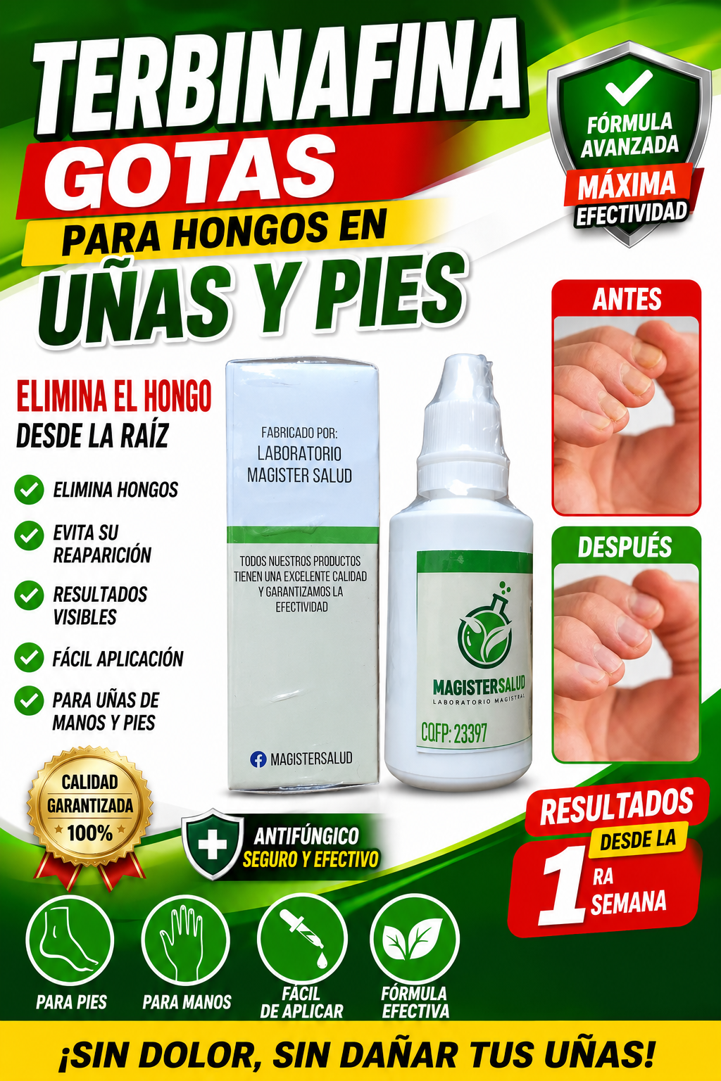 TRATAMIENTO ANTI HONGOS 14 DÍAS 100% NATURAL - OFERTA 2X1 SOLO HOY