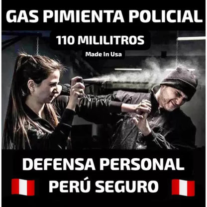 Spray Gas Pimienta Ergonómico Marca Police - (Made In Usa)