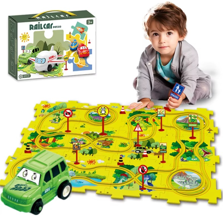 PISTA DE CARRERA - ROMPECABEZA 25 PCS