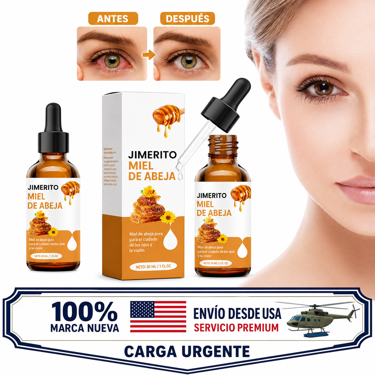 JIMERITO BEE HONEY - ELIMINA LAS CATARATAS - OFERTA 2X1