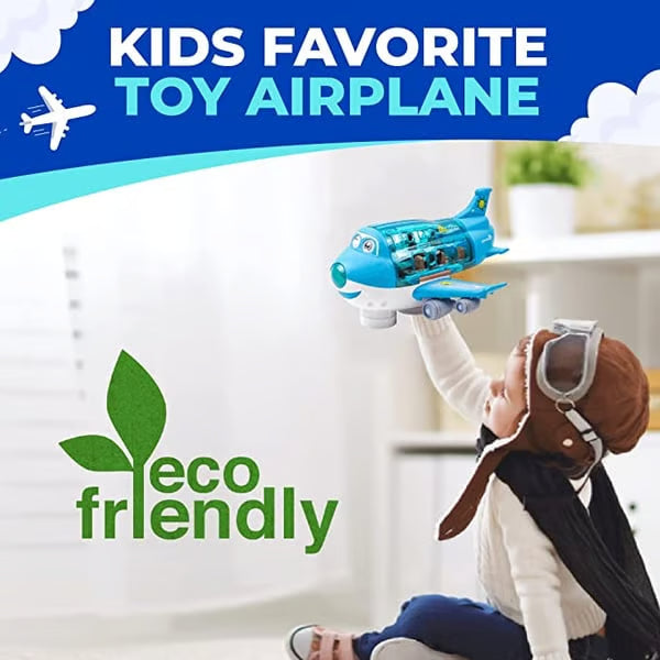 Avión eléctrico giratorio de 360° 🔥solo por hoy S/. 76