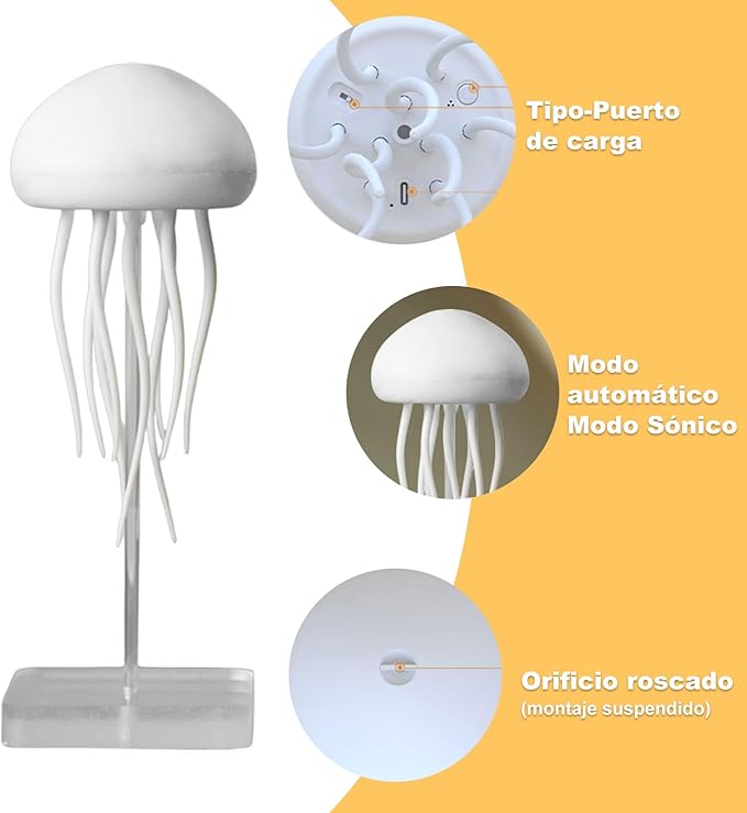 LAMPARA MEDUSA FLOTANTE RGB