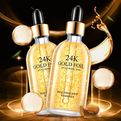 Pack Rejuvenecedor  Masajeador con Luz LED Reductor de Arrugas y Papada + Suero Facial de 24K