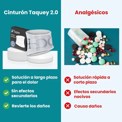 Cinturón Lumbar Taquey 2.0