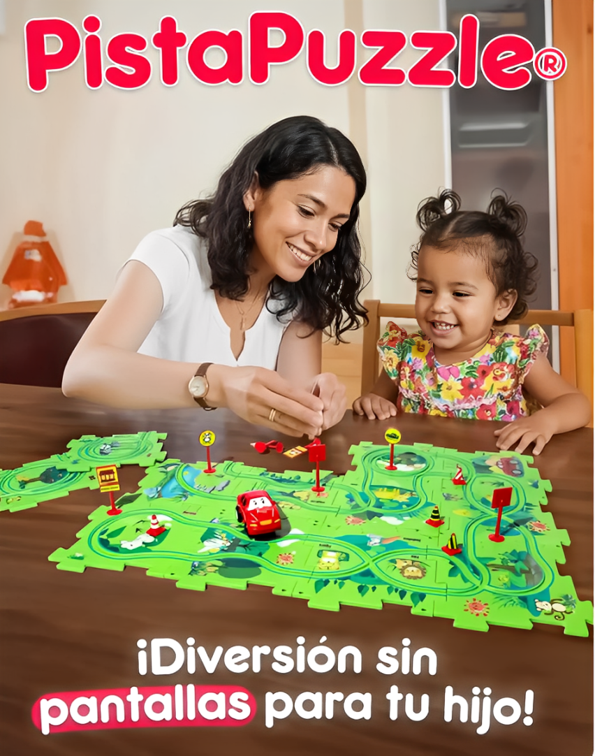 PISTA DE CARRERA - ROMPECABEZA 25 PCS
