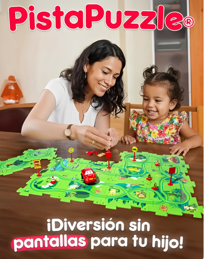 PISTA DE CARRERA - ROMPECABEZA 25 PCS