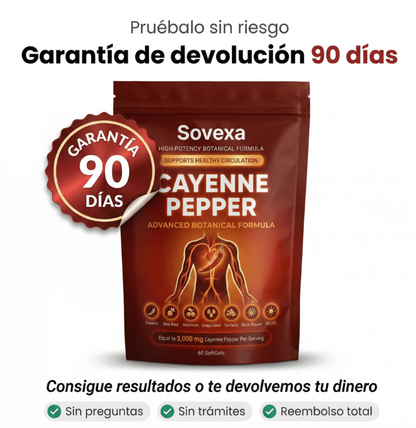 Sovexa Capsaicina Activa® — Softgels de Cayena