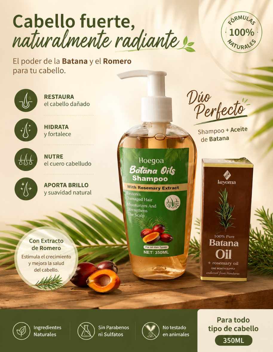 PACK BATANA: SHAMPOO DE BATANA+ SERUM BATANA