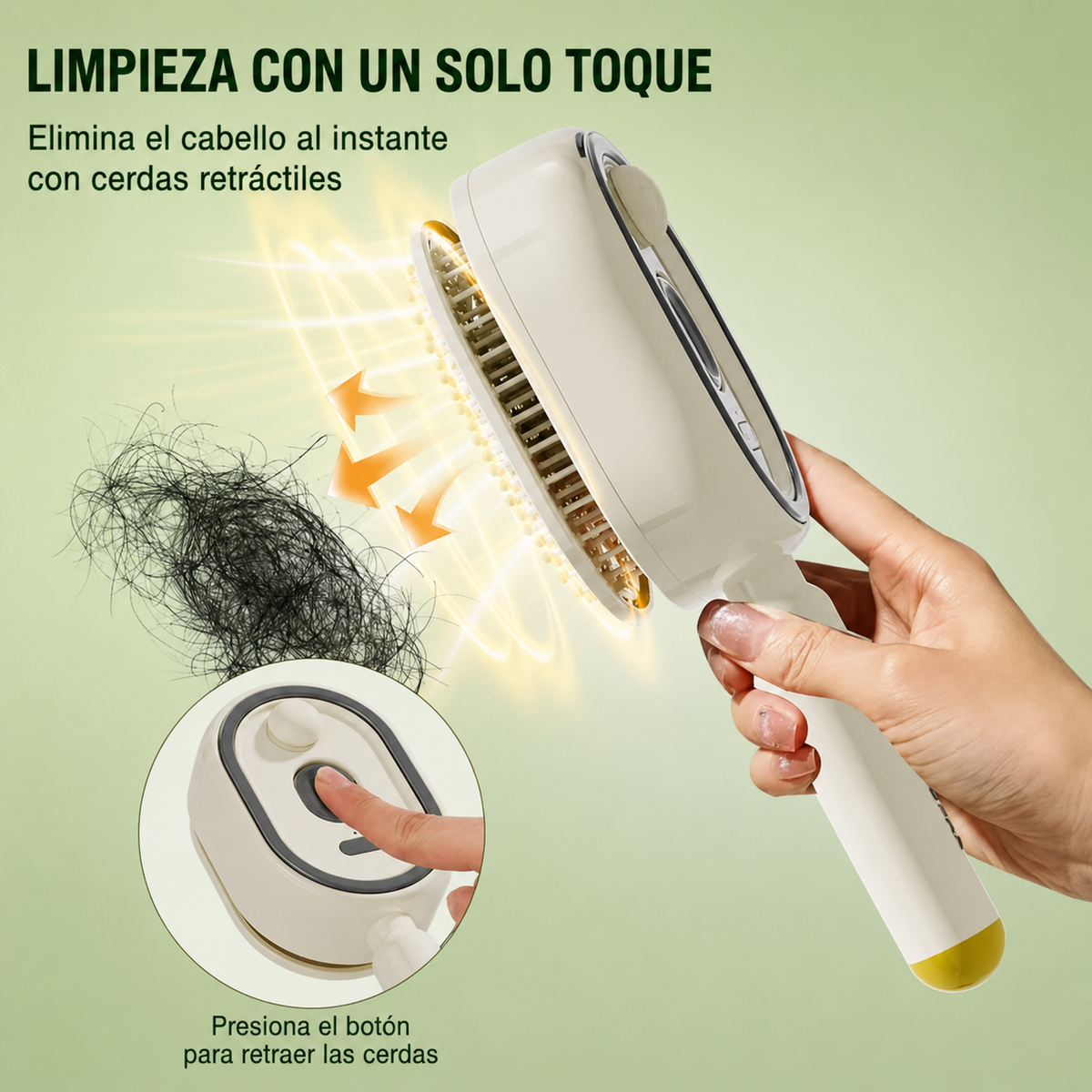 Cepillo Eléctrico con Spray y Masaje