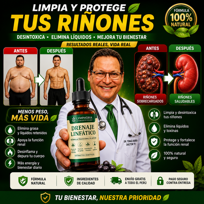 GOTAS DRENAJE LINFATICO | DRENA LA HINCHAZÓN DEL ROSTRO, ABDOMEN Y PIERNAS NATURALMENTE