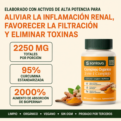 Cúrcuma orgánica Sanlava™