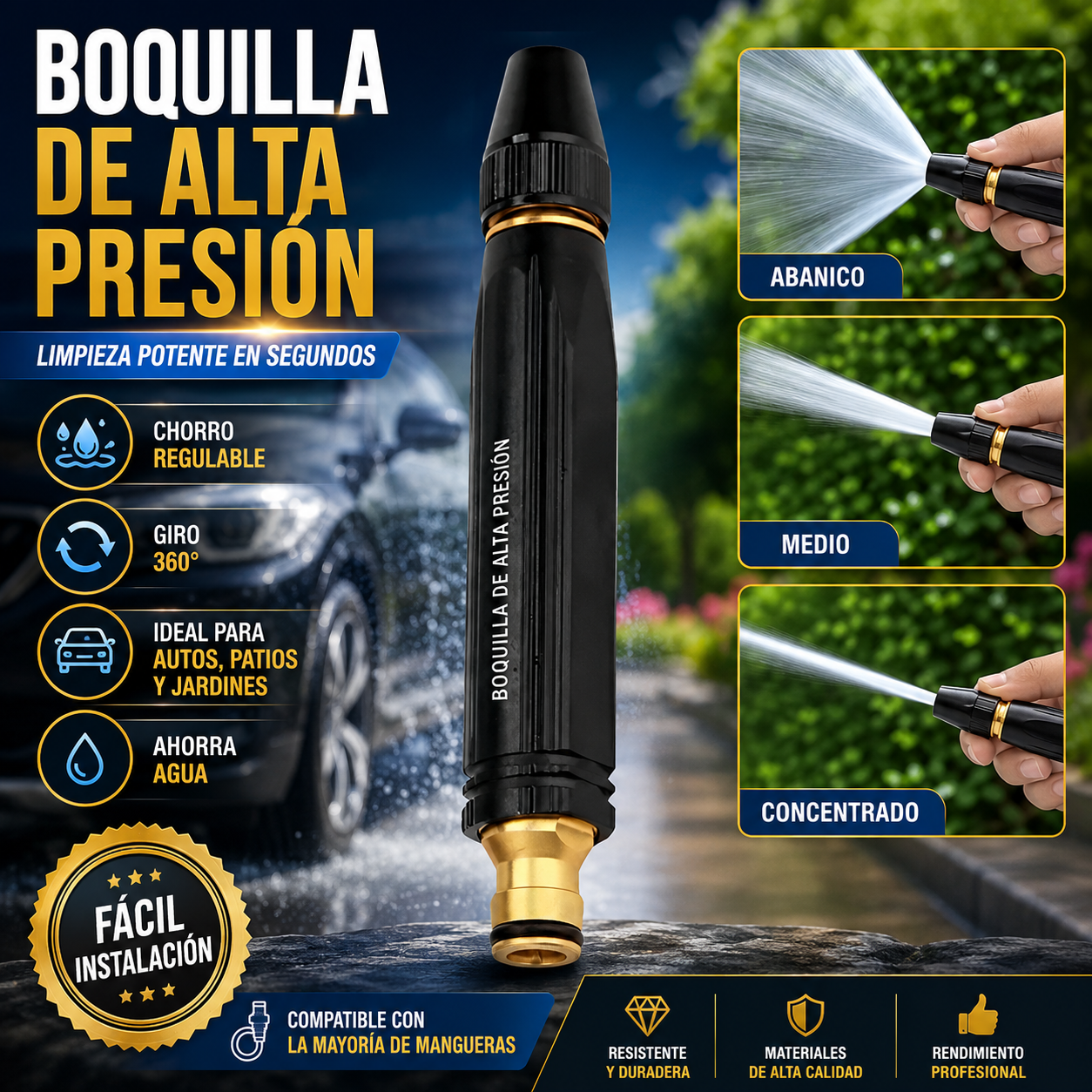 Boquilla de agua de alta presión - oferta 2x1