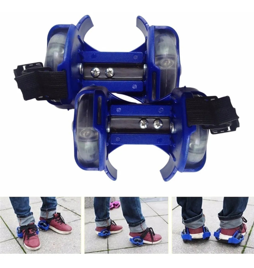 Patines de Talón Ajustables con Luz LED + ENVÍO GRATIS
