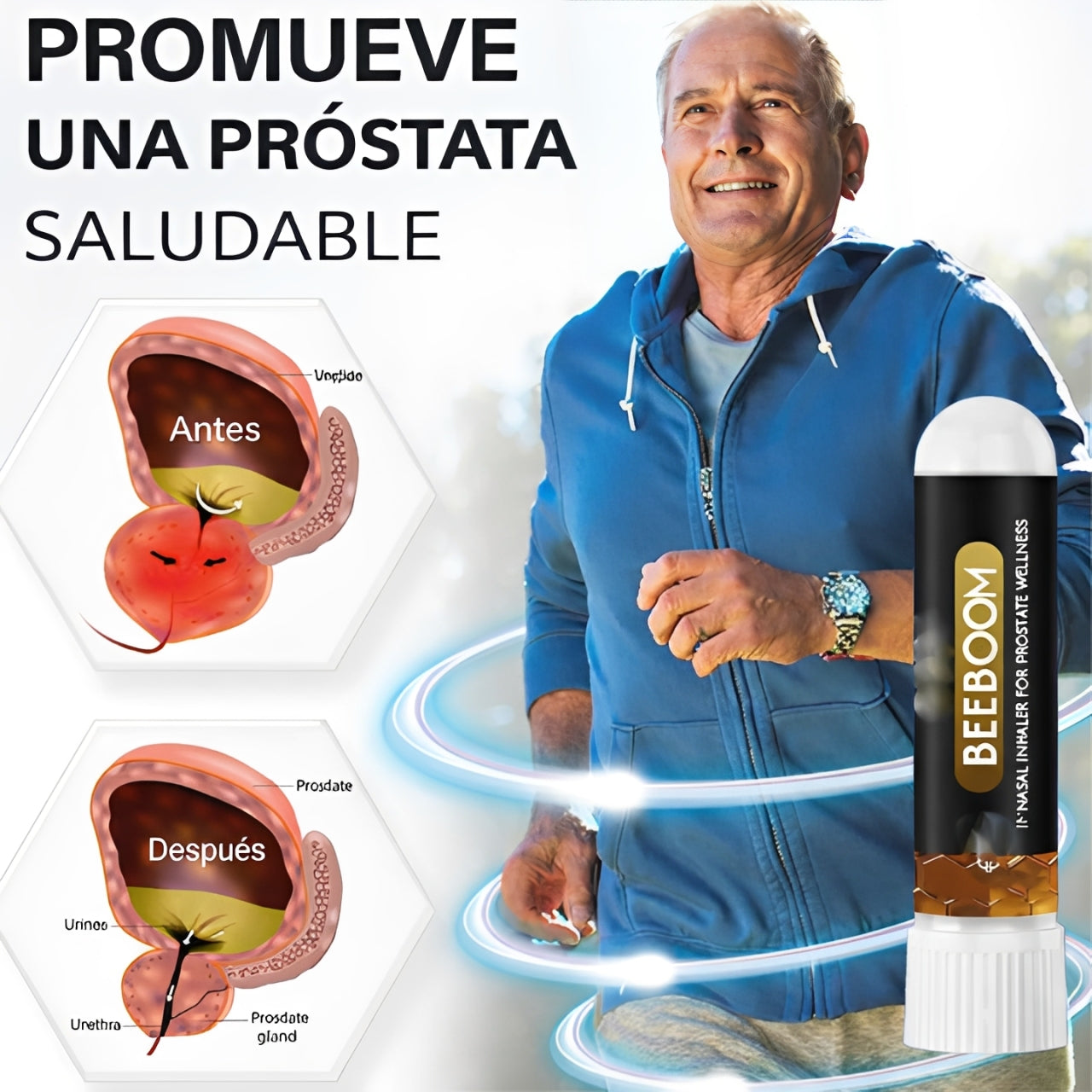 INHALADOR BEE BOOM PARA LA PROSTATA