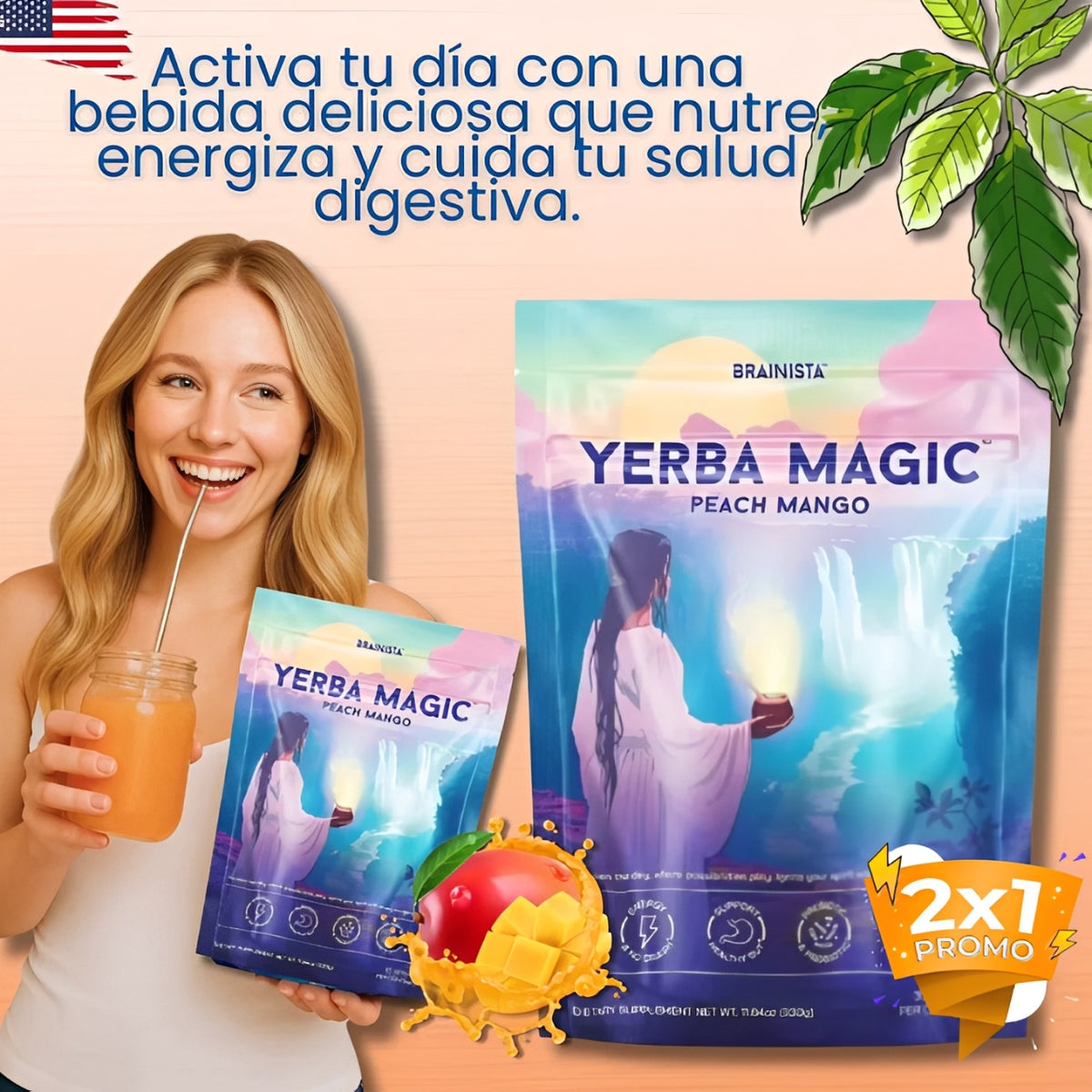Yerba magic - Enfoque natural digestión equilibrada y bienestar diario - OFERTA 2X1