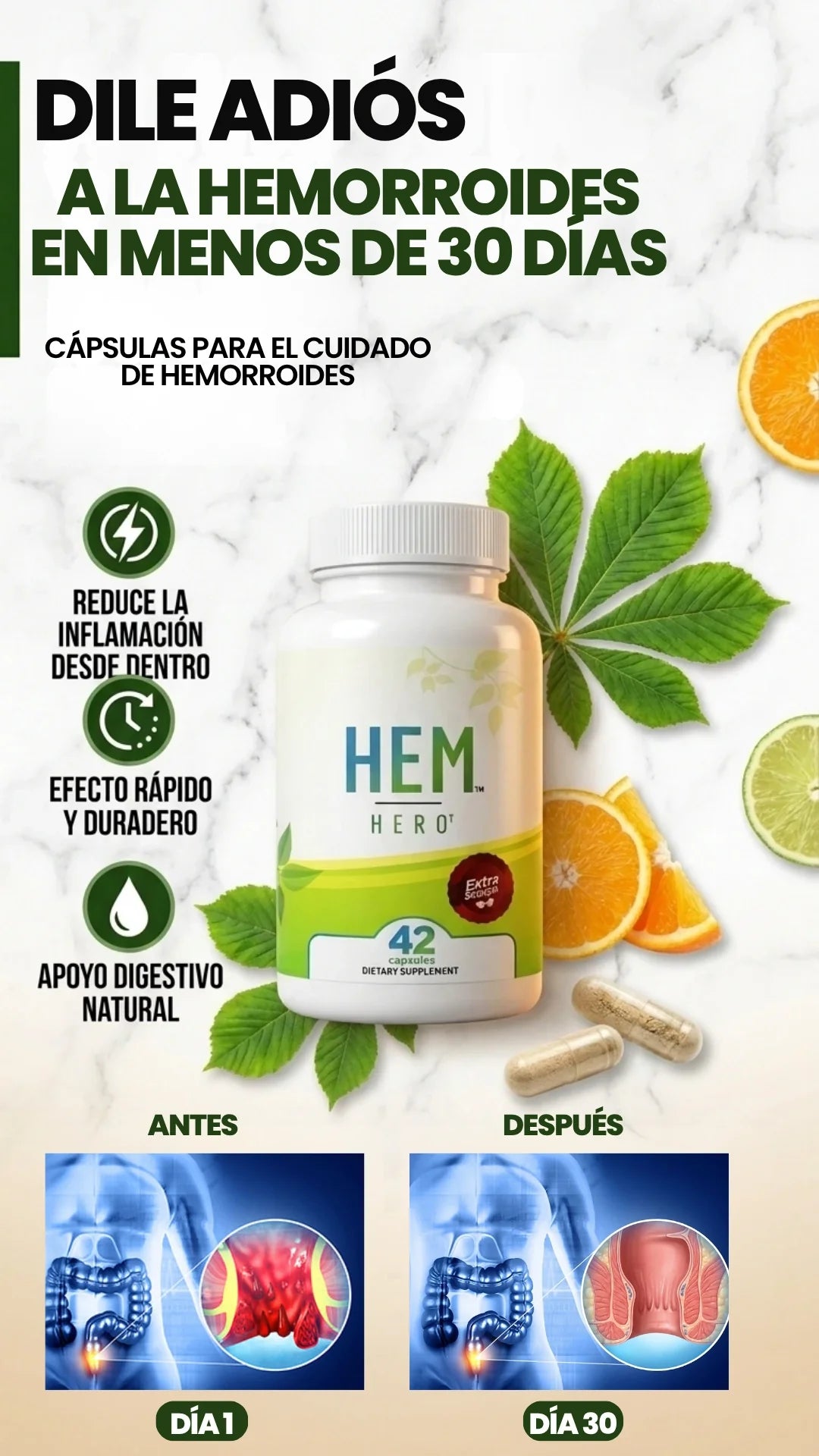 Hem Hero | Tratamiento para la Hemorroides - ENVÍO DISCRETO