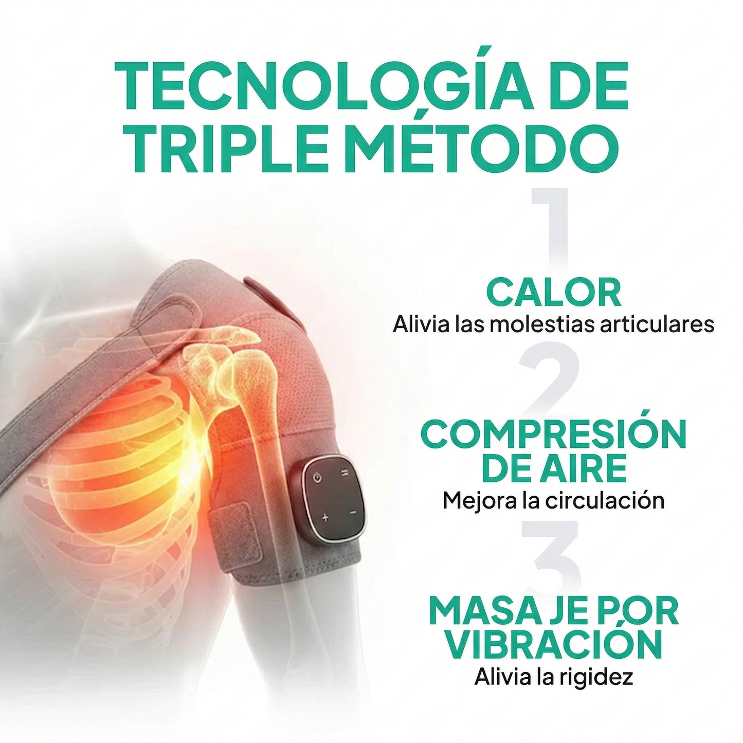 Masajeador Therapie de Triple Método