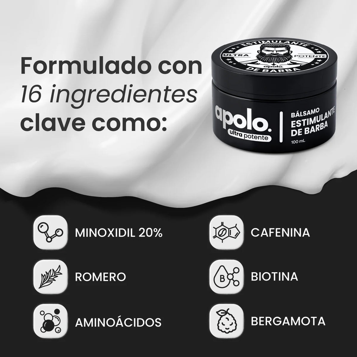 APOLO ULTRA POTENTE MINOXIDIL - OFERTA 3X1