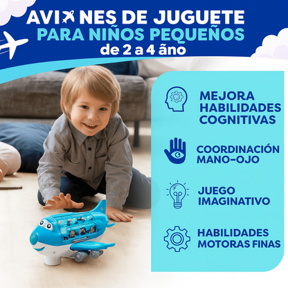 Avión eléctrico giratorio de 360° 🔥solo por hoy S/. 76