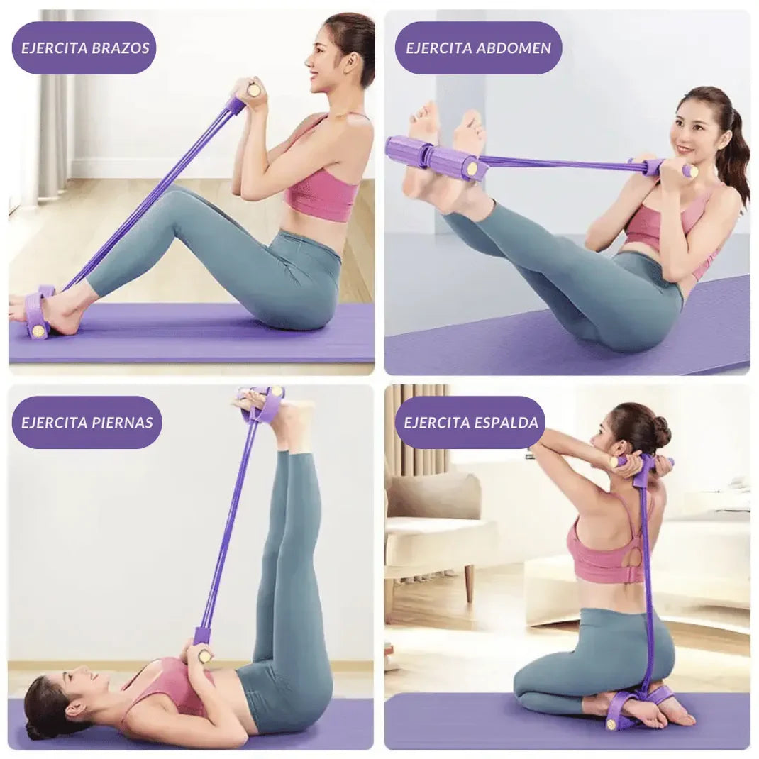 BANDA DE EJERCICIOS CON PEDAL | MEJORA TU CUERPO DESDE CASA |  OFERTA 2X1