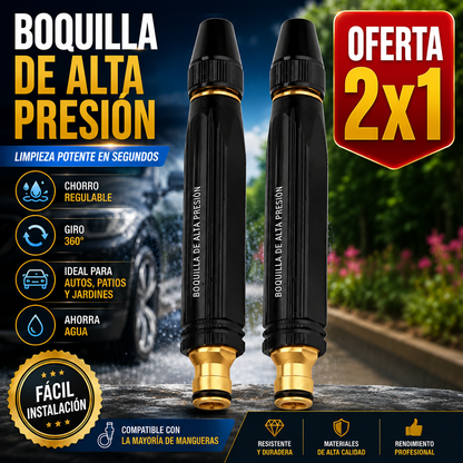 Boquilla de agua de alta presión - oferta 2x1