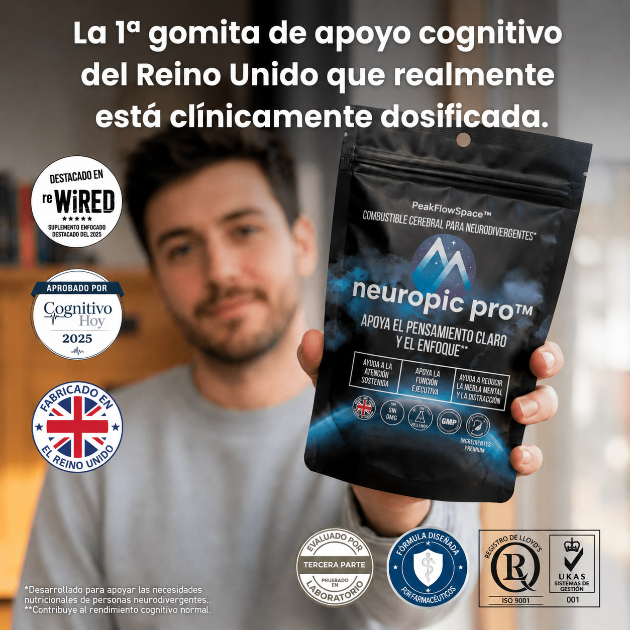 Neuropic  Pro ™ - Gomitas nootrópicas avanzadas